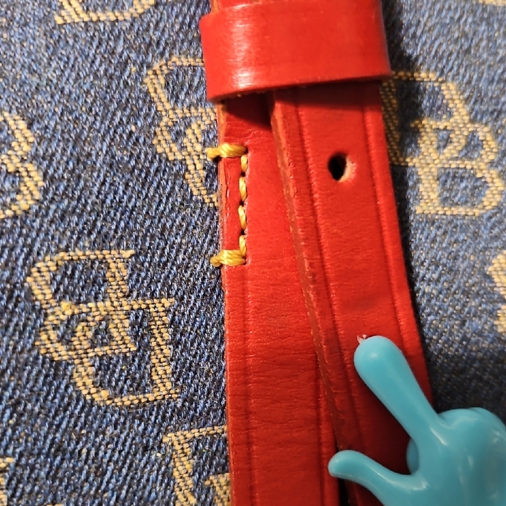 Dooney & Bourke EUC Denim Signature Tote - Picture 8 of 16